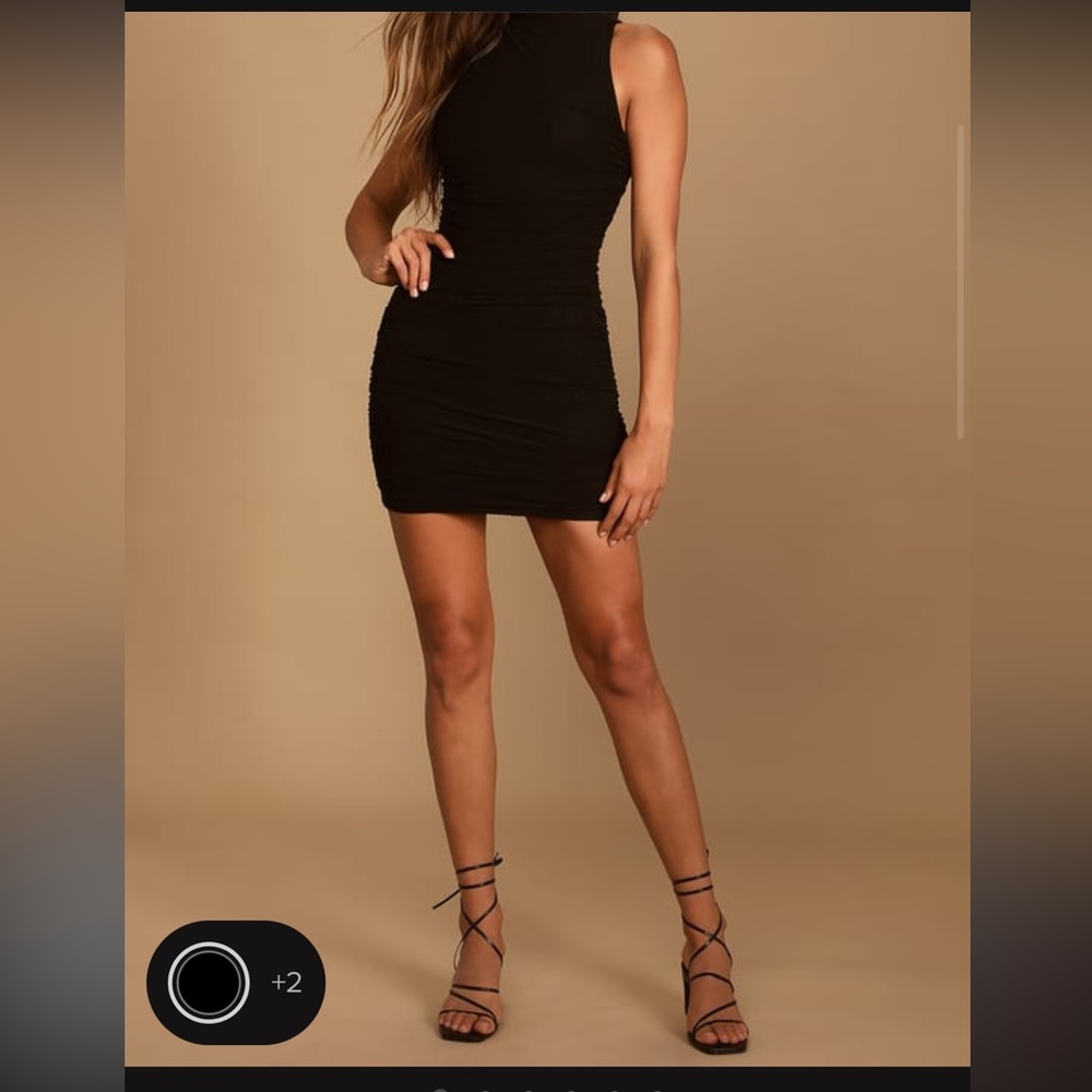 Lulus mini ruched dress